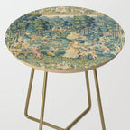 Antique 17th Century Flemish Verdure Landscape Tapestry Side Table Gallery Image 2