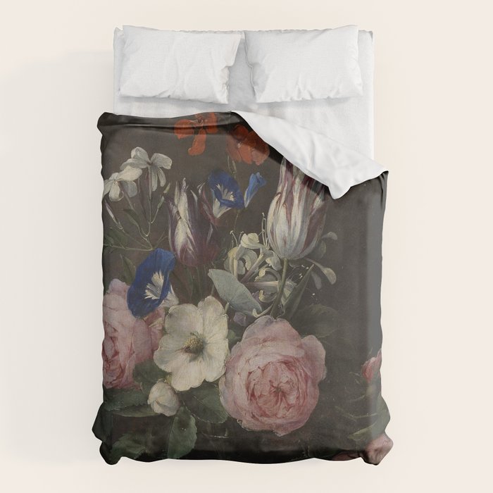 Flower Vase, Jan Brueghel the Elder Duvet Cover Gallery Image 6