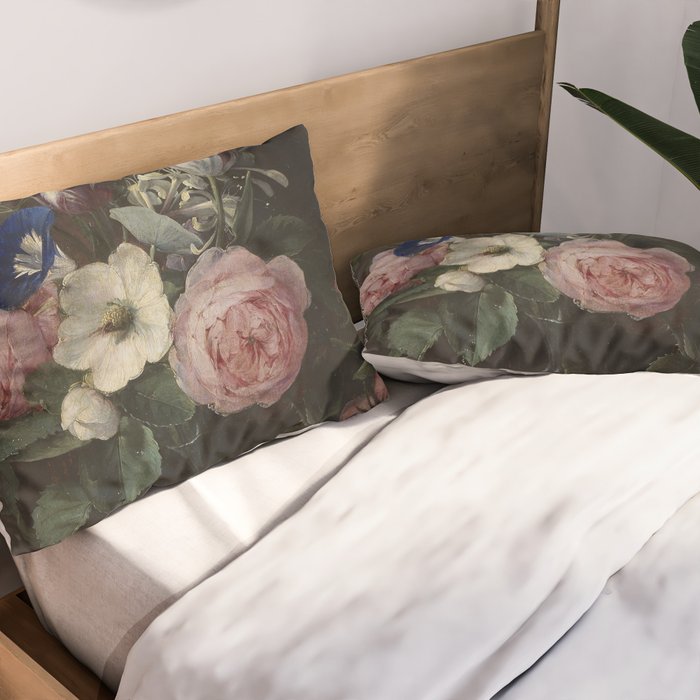 Flower Vase, Jan Brueghel the Elder Pillow Sham Gallery Image 2