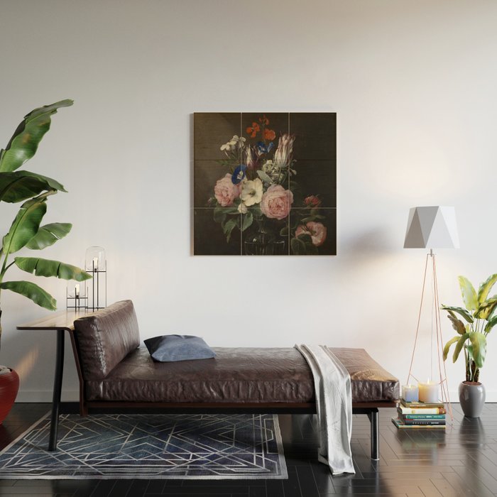 Flower Vase, Jan Brueghel the Elder Wood Wall Art Gallery Image 2