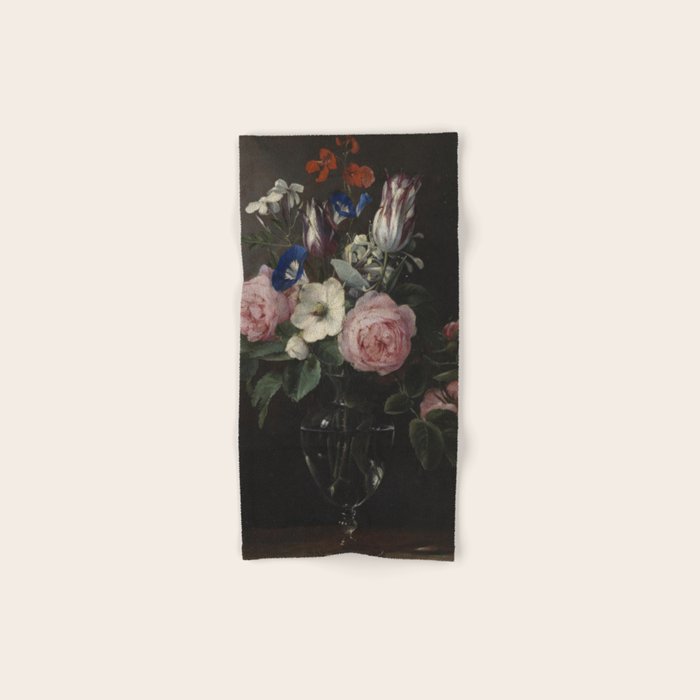 Flower Vase, Jan Brueghel the Elder Bath Towel Gallery Image 1