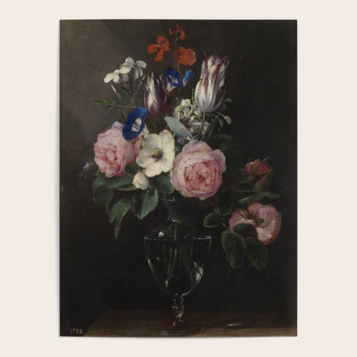 Flower Vase, Jan Brueghel the Elder Poster Gallery Image 1