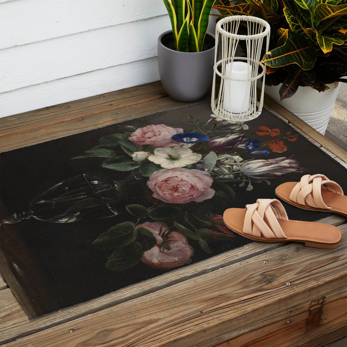 Flower Vase, Jan Brueghel the Elder Outdoor Rug Gallery Image 2