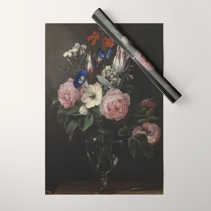 Flower Vase, Jan Brueghel the Elder Wrapping Paper Gallery Image 1