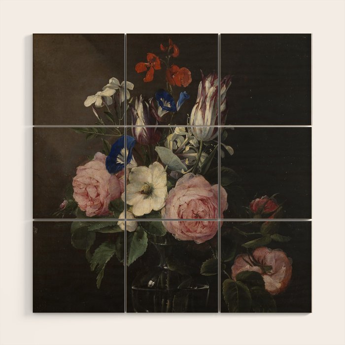 Flower Vase, Jan Brueghel the Elder Wood Wall Art Gallery Image 1