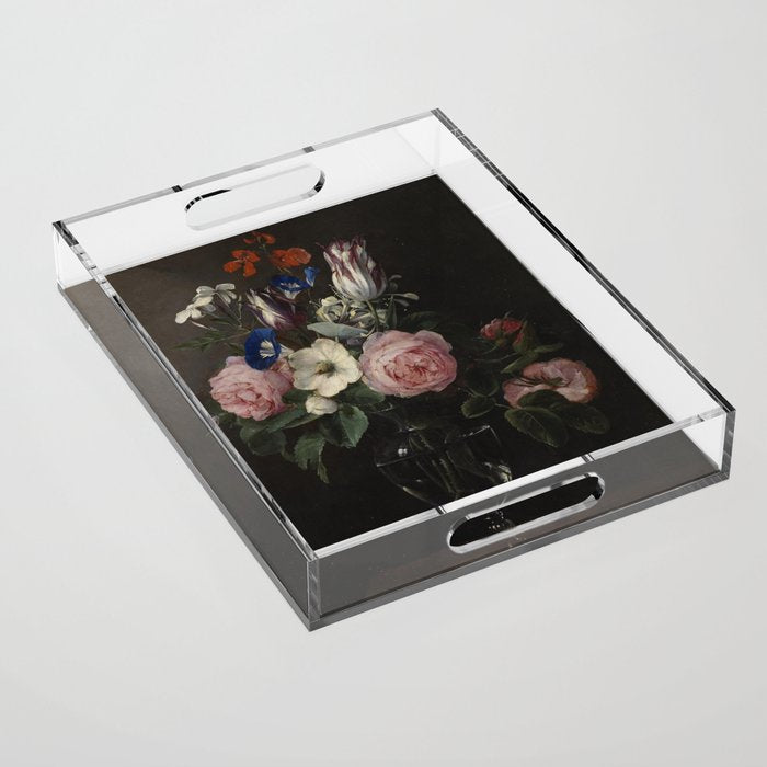 Flower Vase, Jan Brueghel the Elder Acrylic Tray Gallery Image 1