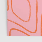 Abstract Line Pink and Orange Poster Gallery Image 3