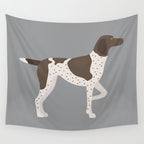 German Shorthaired Pointer Wall Tapestry Gallery Image 4