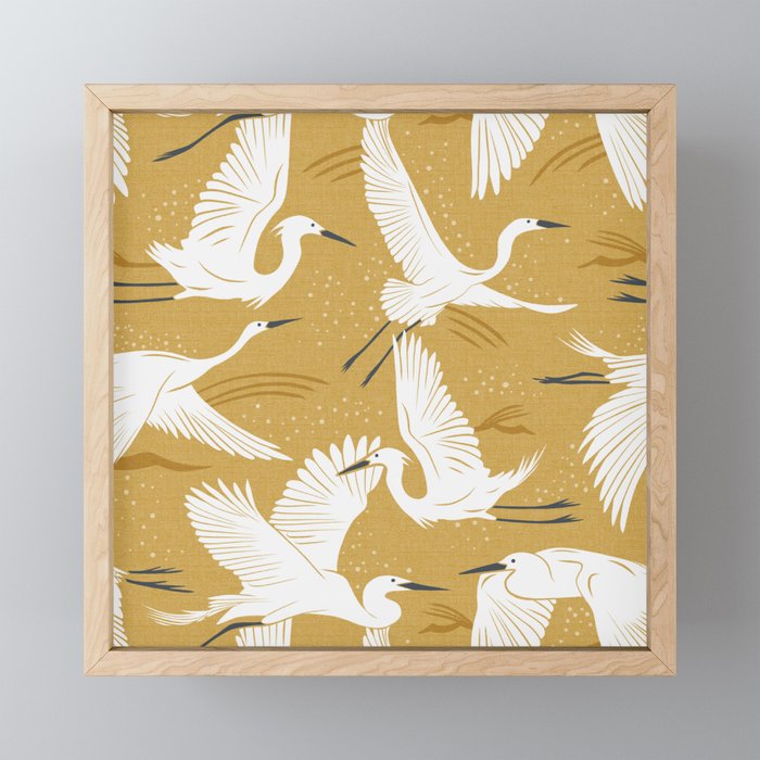 Soaring Wings - Goldenrod Yellow Mini Art Print Gallery Image 1