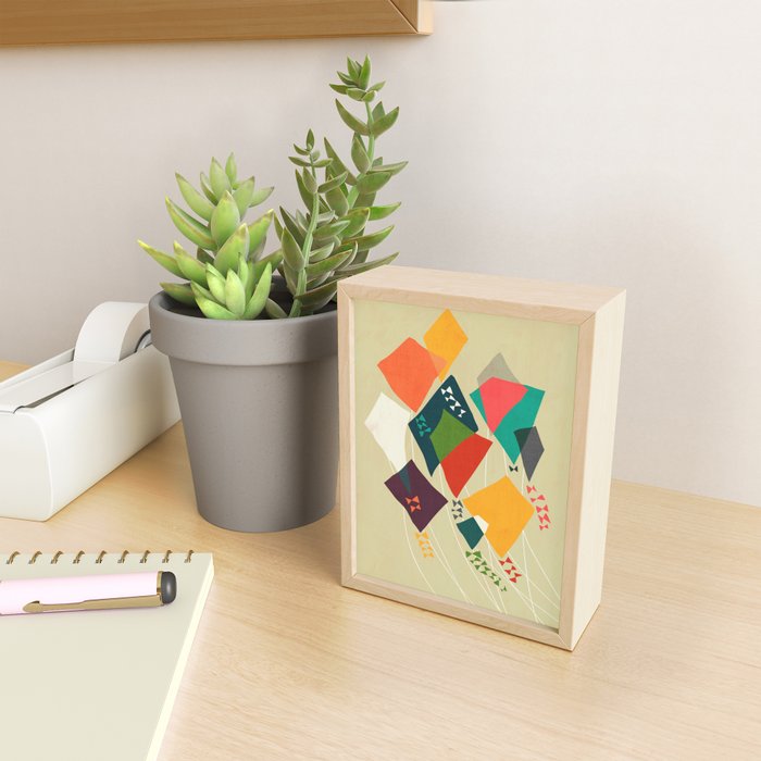 Whimsical kites Mini Art Print Gallery Image 2