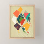 Whimsical kites Mini Art Print Gallery Image 1