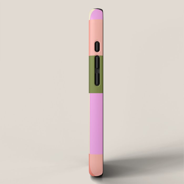 Colorblock Stripes iPhone Case Gallery Image 2