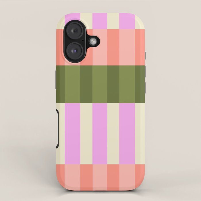 Colorblock Stripes iPhone Case Gallery Image 1
