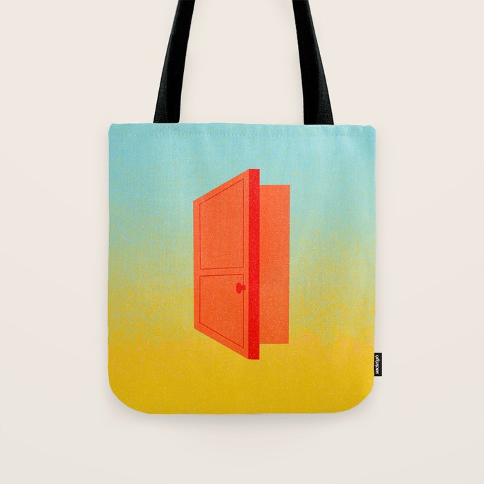 Door on Gradient Tote Bag Gallery Image 1