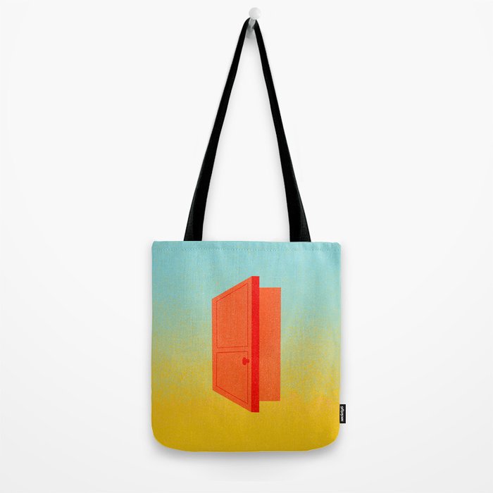 Door on Gradient Tote Bag Gallery Image 2