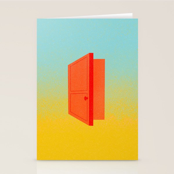 Door on Gradient Stationery Card Gallery Image 2