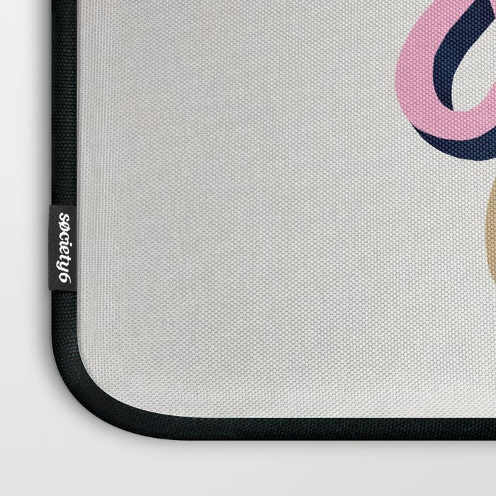 Slay the Day - Coral & Pink Laptop Sleeve Gallery Image 3