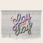 Slay the Day - Coral & Pink Wall Hanging Gallery Image 1