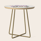 Slay the Day - Coral & Pink Side Table Gallery Image 1