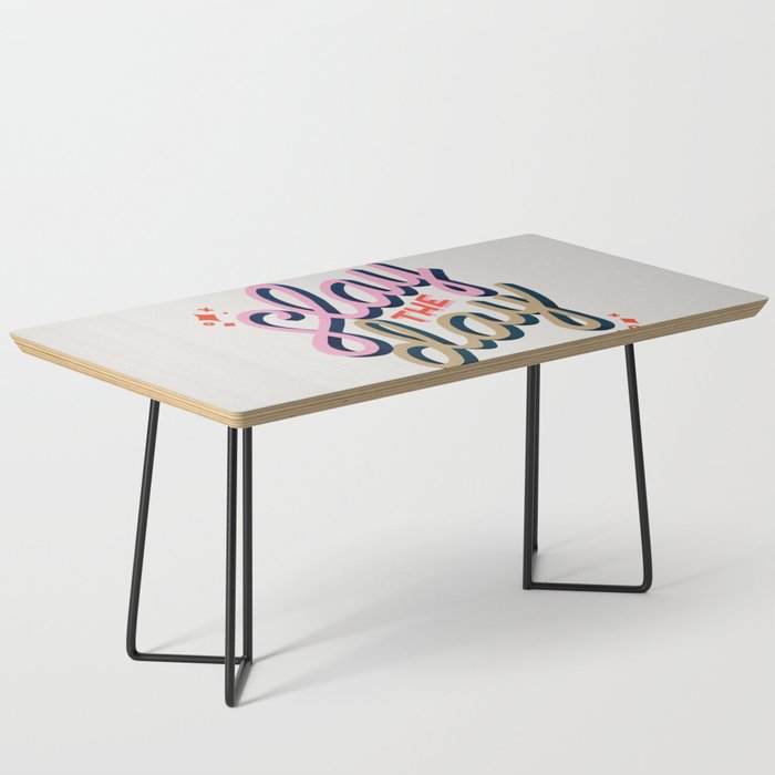 Slay the Day - Coral & Pink Coffee Table Gallery Image 1