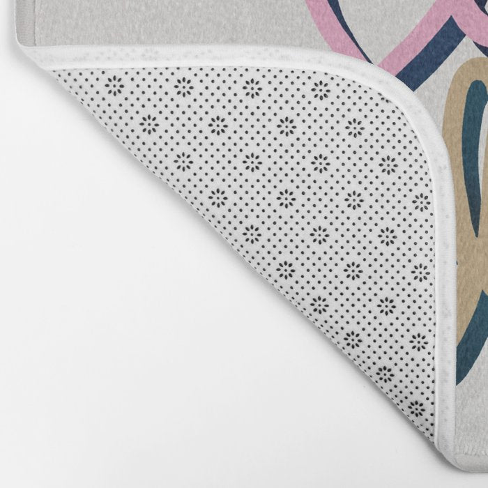 Slay the Day - Coral & Pink Bath Mat Gallery Image 2