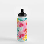 Neon Floral Water Bottle Gallery Image 2