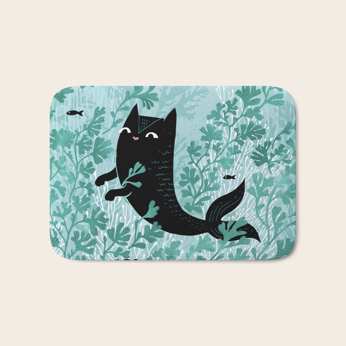 Undersea (Mint Remix) Bath Mat Gallery Image 1