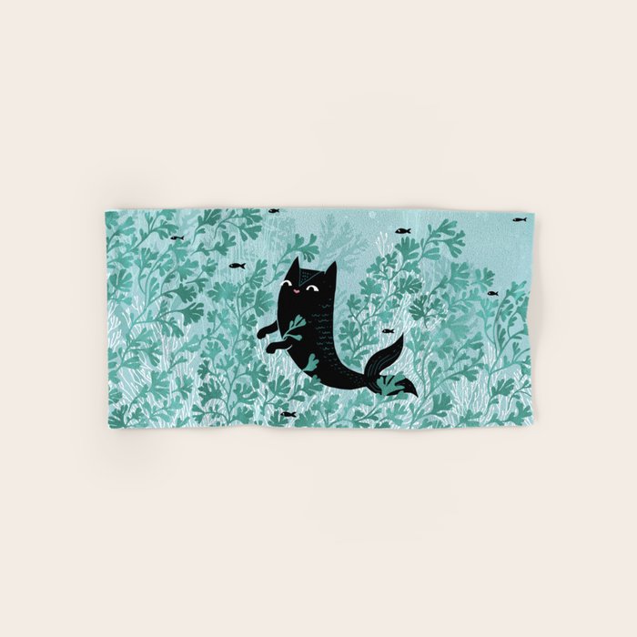 Undersea (Mint Remix) Bath Towel Gallery Image 1
