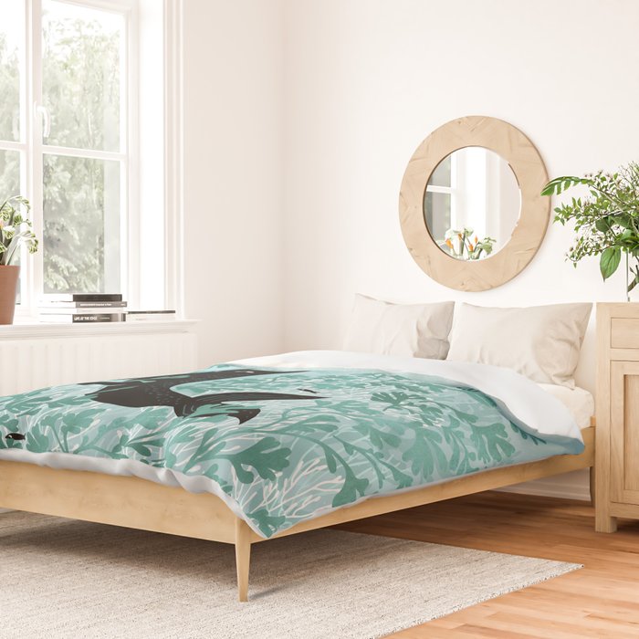 Undersea (Mint Remix) Duvet Cover Gallery Image 2