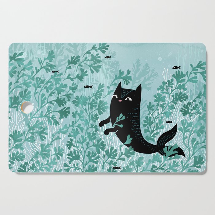 Undersea (Mint Remix) Cutting Board Gallery Image 1