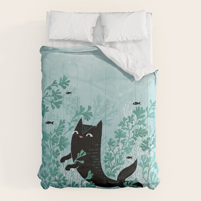 Undersea (Mint Remix) Comforter Gallery Image 1