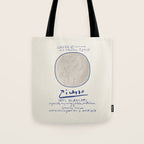 Pablo Picasso Art Exhibition Poster, 1957 Tote Bag Gallery Image 1