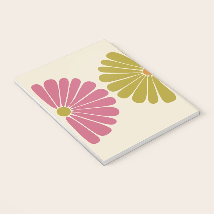 Retro Summer Daisies VIII Notebook Gallery Image 3