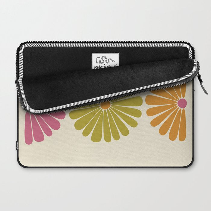 Retro Summer Daisies VIII Laptop Sleeve Gallery Image 2