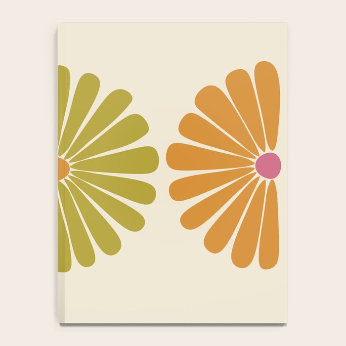 Retro Summer Daisies VIII Notebook Gallery Image 4