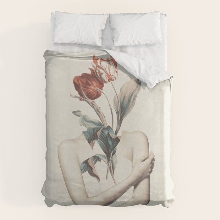 Inner beauty-collage Duvet Cover Gallery Image 6