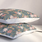Retro Boho Oasis Tropical Ditsy Floral Pillow Sham Gallery Image 3