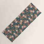 Retro Boho Oasis Tropical Ditsy Floral Yoga Mat Gallery Image 1