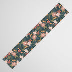 Retro Boho Oasis Tropical Ditsy Floral Table Runner Gallery Image 3
