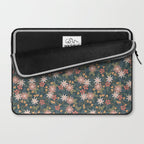 Retro Boho Oasis Tropical Ditsy Floral Laptop Sleeve Gallery Image 2