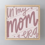 In my mom era . Purple Mini Art Print Gallery Image 1