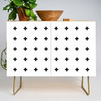 Swiss Cross White Small Credenza Gallery Image 1