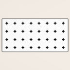 Swiss Cross White Small Desk Mat Gallery Image 3
