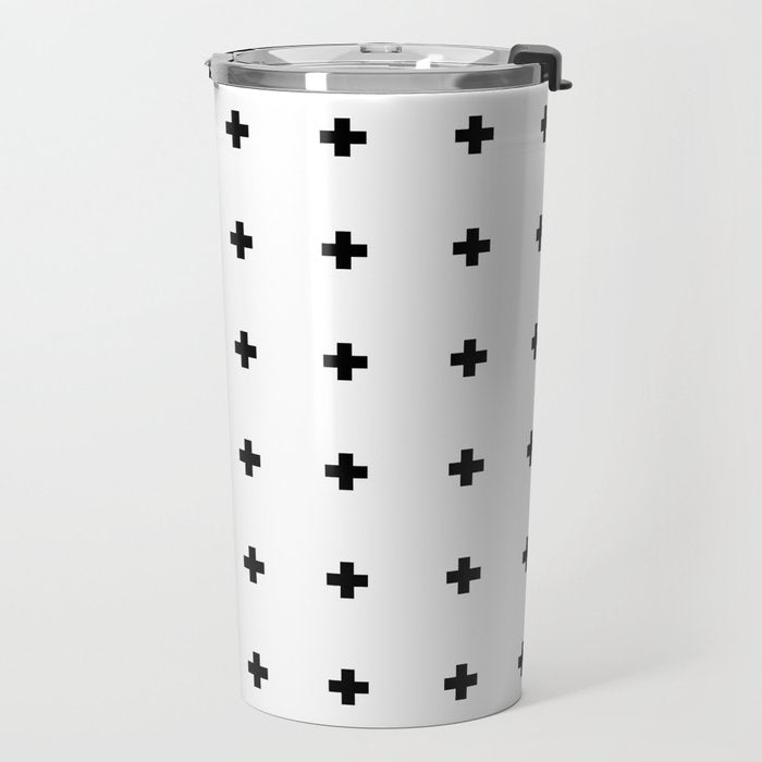 Swiss Cross White Small Travel Mug Gallery Image 2