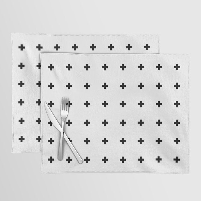 Swiss Cross White Small Placemat Gallery Image 1