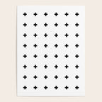 Swiss Cross White Small Poster Gallery Image 4