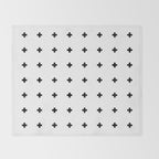 Swiss Cross White Small Throw Blanket Gallery Image 2