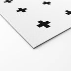 Swiss Cross White Small Welcome Mat Gallery Image 2