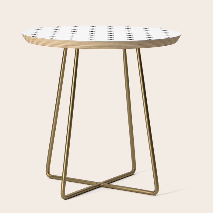 Swiss Cross White Small Side Table Gallery Image 1