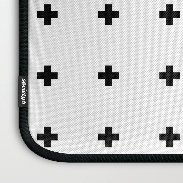 Swiss Cross White Small Laptop Sleeve Gallery Image 3